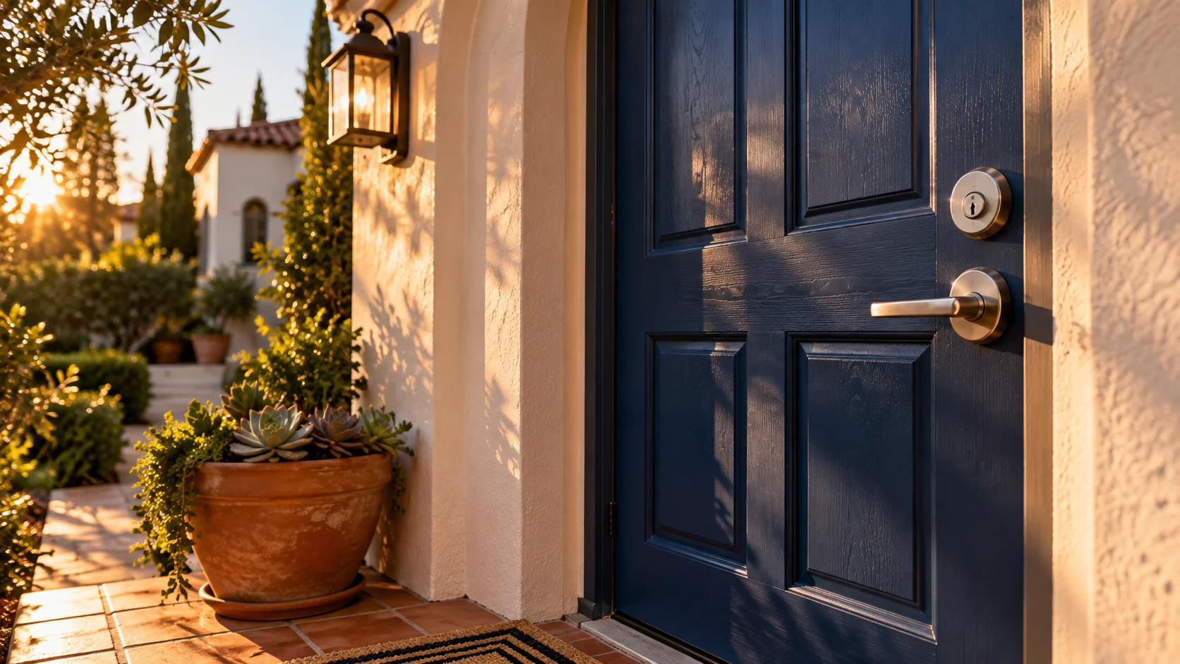 Home front door deadbolt rekeyed by a Los Angeles locksmith service