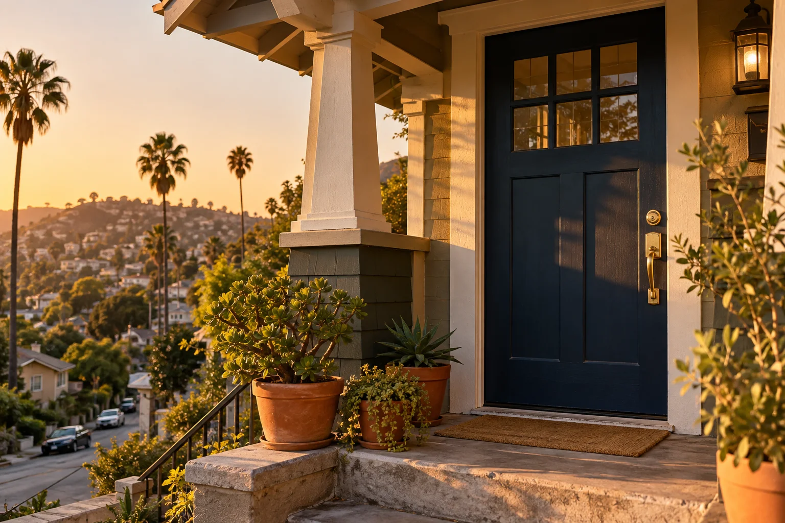 locksmith silver lake smart lock keypad on a home door
